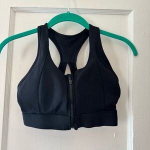 Women’s sports bra, black, small